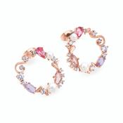 Tipperary Crystal Maureen O'Hara Vintage Wreath Earrings