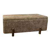 Maya Storage Bench Cappuccino Large – Ottoman &amp; Blanket Box image