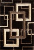 Mercury Geometric Rug - Brown Beige image