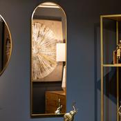 Modena Gold Arch Wall Mirror 40x120 cm – Elegant Arch Mirror Design image