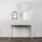 Monroe 2 Drawers Console Table Stone
