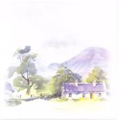 Mountain Cottage Notelets Pack of 6 image