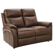 Nardo 2 Seater Sofa Brown – Small Leather Sofa for Living Room