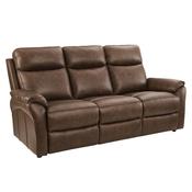 Nardo 3 Seater Sofa Brown – Premium Leather Three Seater Couch