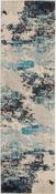 Nourison Celestial Rug CES02 Ivory/Teal/Blue - Runner