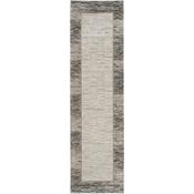 Nourison Desire Rug DSR02 Grey Black Runner image