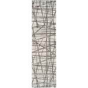 Nourison Desire Rug DSR03 Grey Silver Runner image