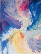 Nourison Prismatic Rug PRS37 Blue Multicolour image