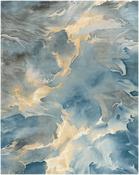 Nourison Prismatic Rug PRS40 Blue Multicolour image