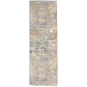 Nourison Solase Rug SOL01 Grey Beige Runner image