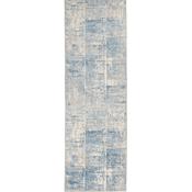 Nourison Solase Rug SOL02 Ivory Grey Blue Runner image