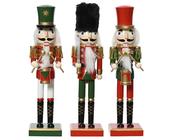 Nutcracker Pinewood Christmas Figurine – 38cm Holiday Decor