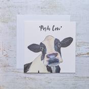 Posh Cow Card image