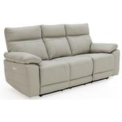 Positano 3 Seater Electric Recliner Sofa Light Grey image