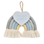 Macrame Rainbow Hanger Precious Grandson