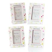 Floral Ceramic Photo Frames Assorted