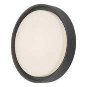 Ralph Outdoor Wall Light Matt Grey and White LED IP65 Bulkhead Wall Fitting for Modern Outdoor Spaces image