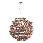 Rawley 12 Light Pendant Brushed Copper and Polished Chrome Modern Ceiling Light for Home Decor image