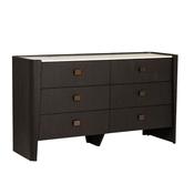 Rhodes Chest of Drawers Wide Ebony image