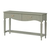 Ritz Large Console Table Olive Green