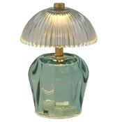 Ritzy Glass LED Lamp Teal - Home Lighting Collection image