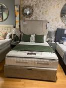Riviera 4ft6 Headboard &amp; Half Ottoman Base image