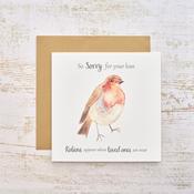 Robins Appear Sorry for Your Loss Card image