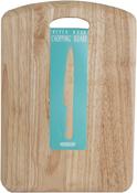 Rubberwood Handled Chopping Board Large image