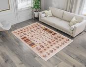 Rukas 0241 Floral Rug Beige image