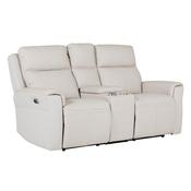 Russo 2 Seater Sofa Electric Recliner With Console Stone - Living Room Sofa image