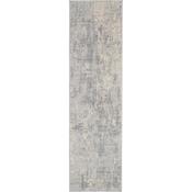 Nourison Rustic Textures Rug RUS01 Ivory Silver Runner image