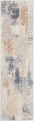 Nourison Rustic Textures Rug RUS02 Beige Grey Runner image