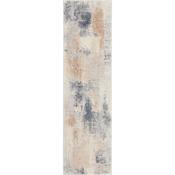 Nourison Rustic Textures Rug RUS02 Beige Grey Runner image