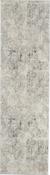 Nourison Rustic Textures Rug RUS07 Grey Beige Runner image