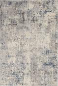 Nourison Rustic Textures Rug RUS07 Ivory Grey Blue image