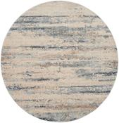Nourison Rustic Textures Rug RUS04 Beige Grey Round image