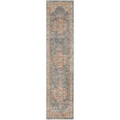 Nourison Sahar Rug SHR06 Ivory Blue Runner image