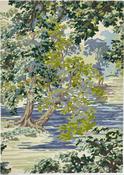 Sanderson Ancient Canopy Floral Rug Forest Green image