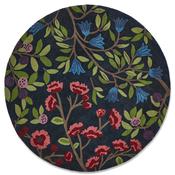 Sanderson Foraging Floral Rug Indigo Round image