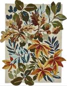 Sanderson Robins Wood Floral Rug Russel Brown image