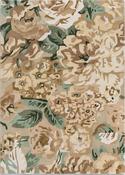 Sanderson Rose &amp; Peony Floral Rug Birch image