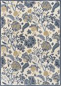Sanderson Shalimar Floral Rug China Blue image