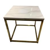 Scala Marble Top Square Coffee Table – Elegant Living Room Table image