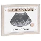 Scrabble Sentiments Photo Frame Baby Scan image