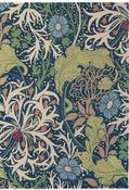 Morris &amp; Co Seaweed Floral Rug Ink image
