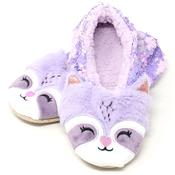 Sequin Raccoon Footsies – Cozy Purple Slippers | Personal Care Gifts
