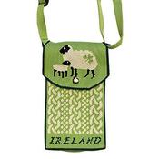 Shamrock Sheep Knit Crossbody Bag