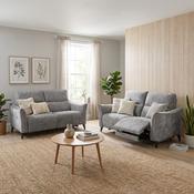 Sofia Sofa Set 2+3 Seater Recliner Grey image