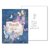 Thank You 3D Card Butterflies image