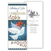 Thinking of You at Christmas Card White Dove image